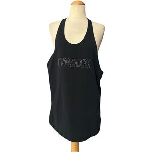 Gymshark Racerback Tank Top Black Medium